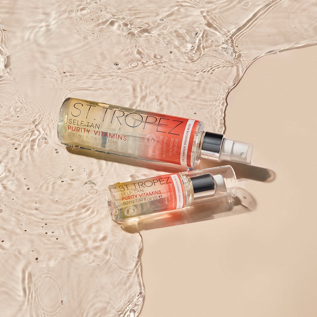 Serum za samotamnjenje St. Tropez s pročišćavajućim vitaminima i bronzerom za lice – 50 ml