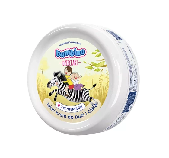 Bambino Dzieciaki lekki krem do buzi i ciała Plaża 250 ml