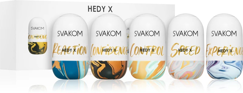 Svakom Hedy X jaukto tekstūru masturbatora komplekts