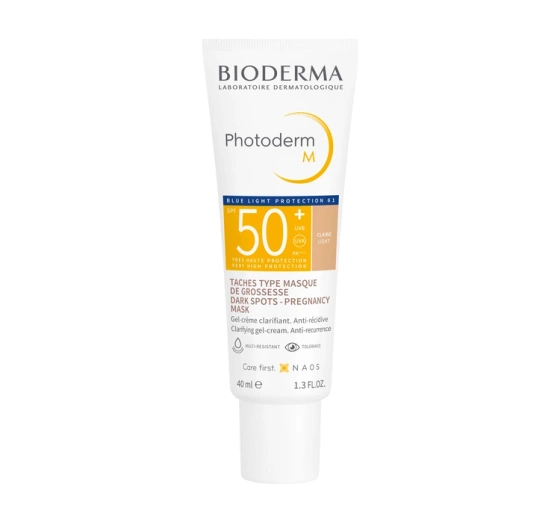 Bioderma Photoderm M ochronny krem wyrównujący koloryt SPF50  Light 40 ml