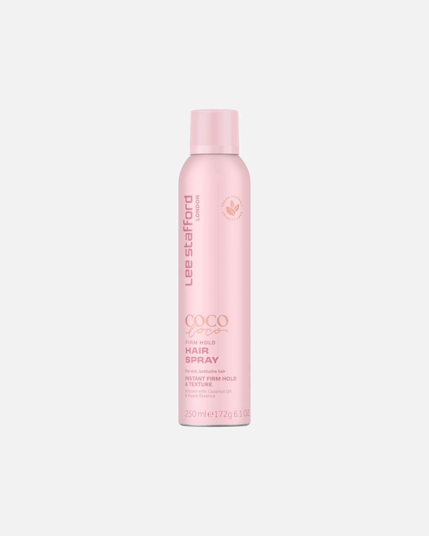 Lee Stafford Coco LoCo & Agave stiprios fiksacijos plaukų lakas, 250 ml