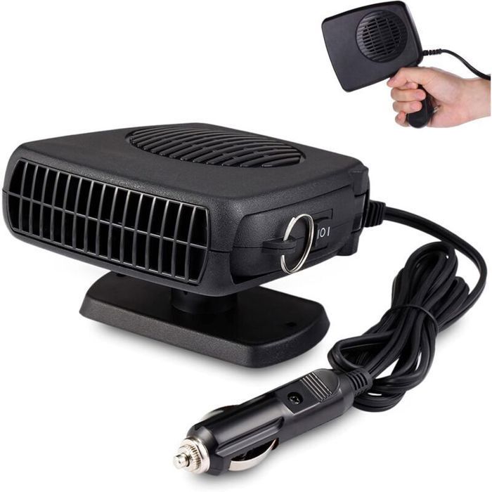 Calefactor para coche de 12 V - MICH® - 150 W - Descongelación rápida - Rotación de 360° - Ventilador portátil - ABS de alta calidad