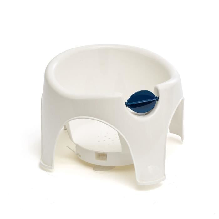 Anillo de baño blanco para bebé THERMOBABY AQUAFUN - Juguete azul