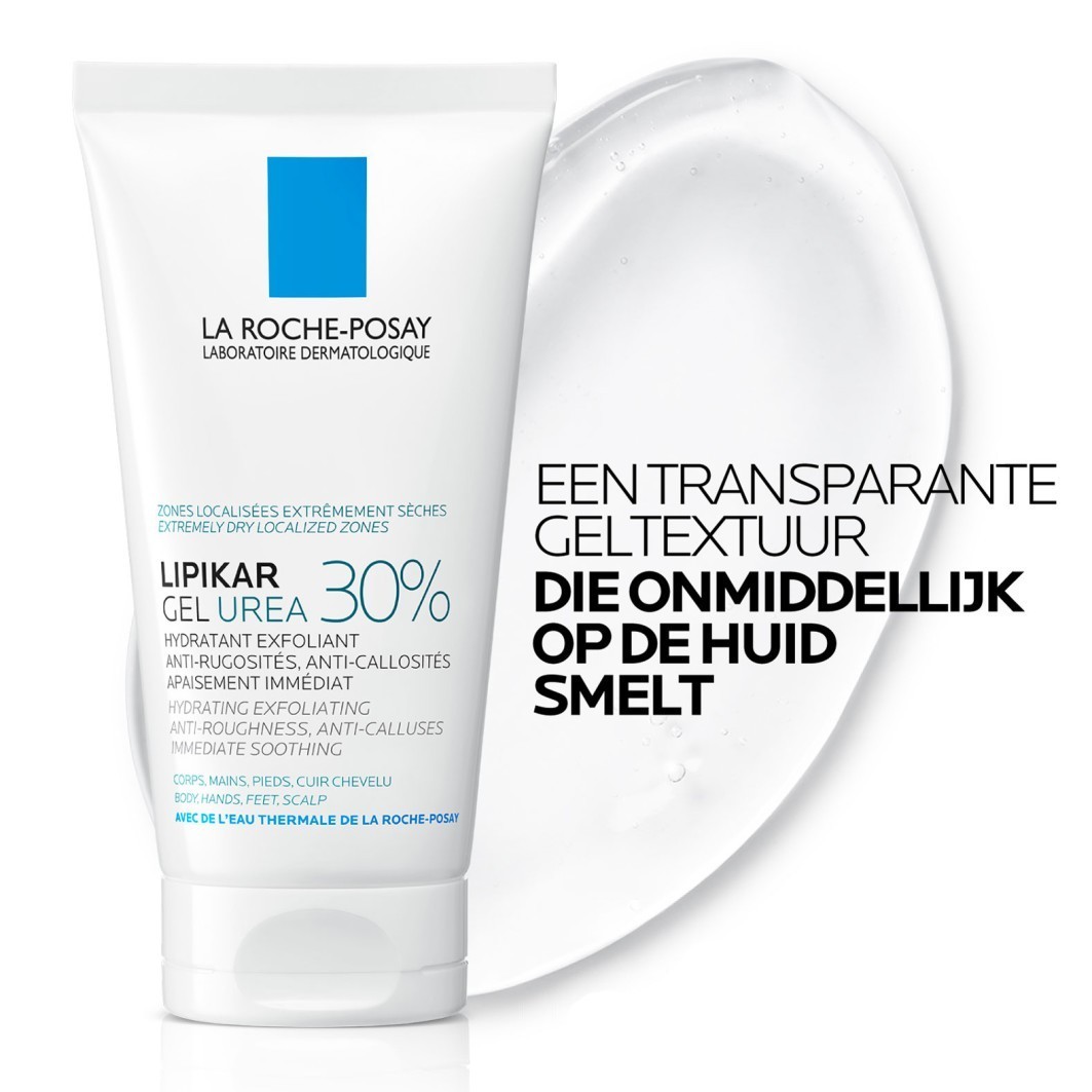 La Roche-Posay Lipikar Urea 30% gelio kūno losjonas, 50 ml