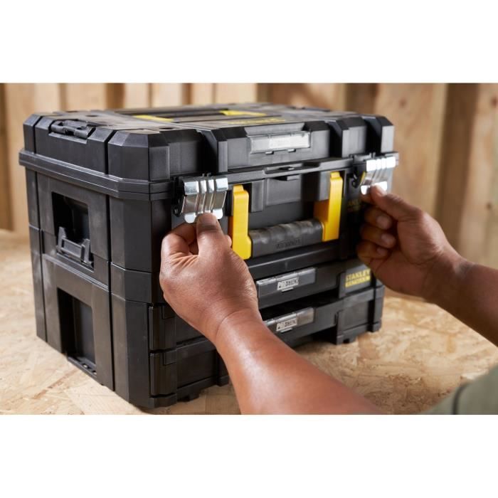 Juego de herramientas STANLEY FATMAX PRO-STACK™ de 2 piezas - FMST1-71981 - 2 asas - 2 cajones - 21,5 L