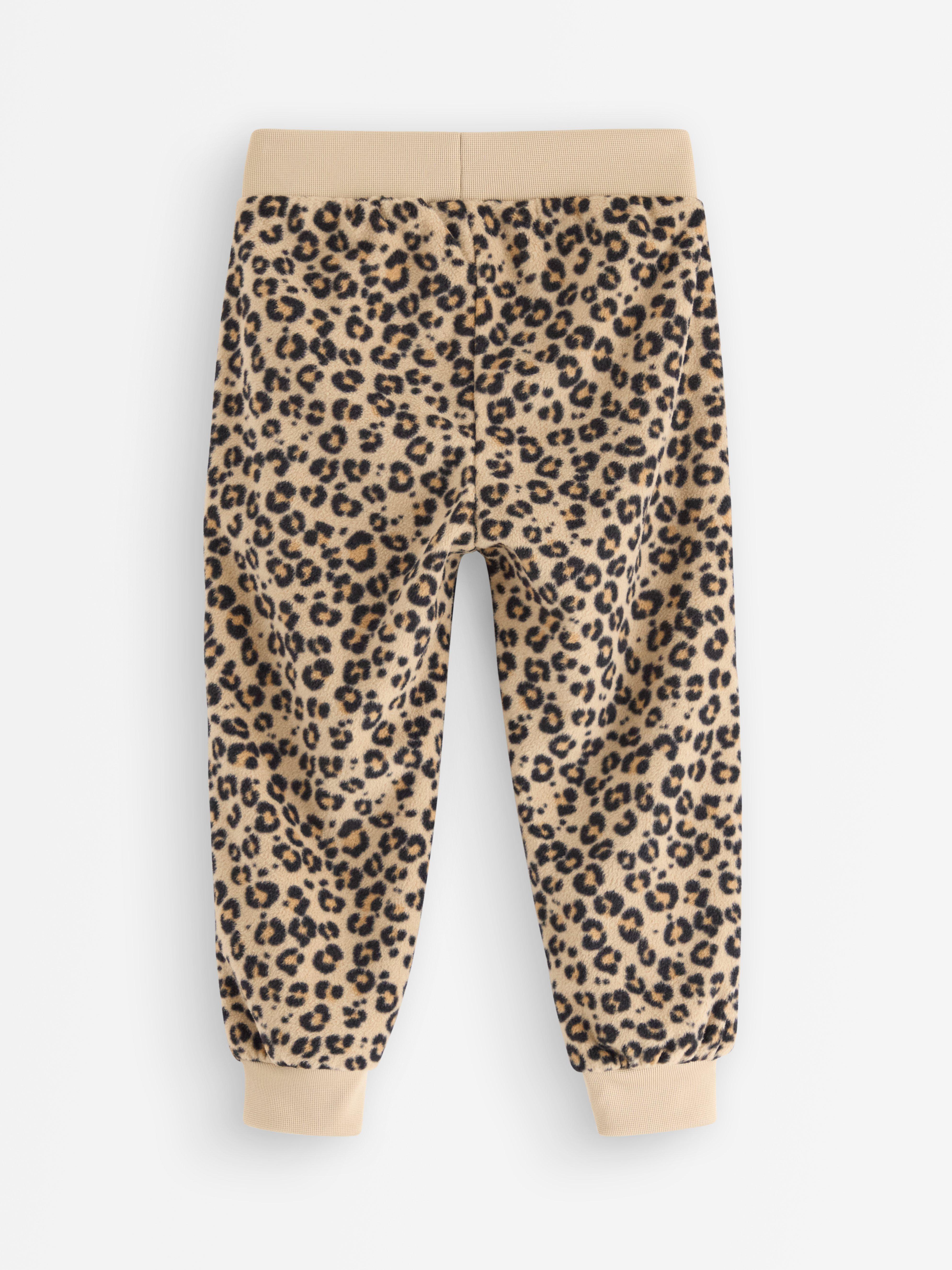 Calça de moletom de lã bege