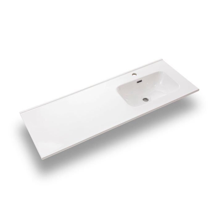 VENERE 4-piece bathroom set with washbasin, matte white