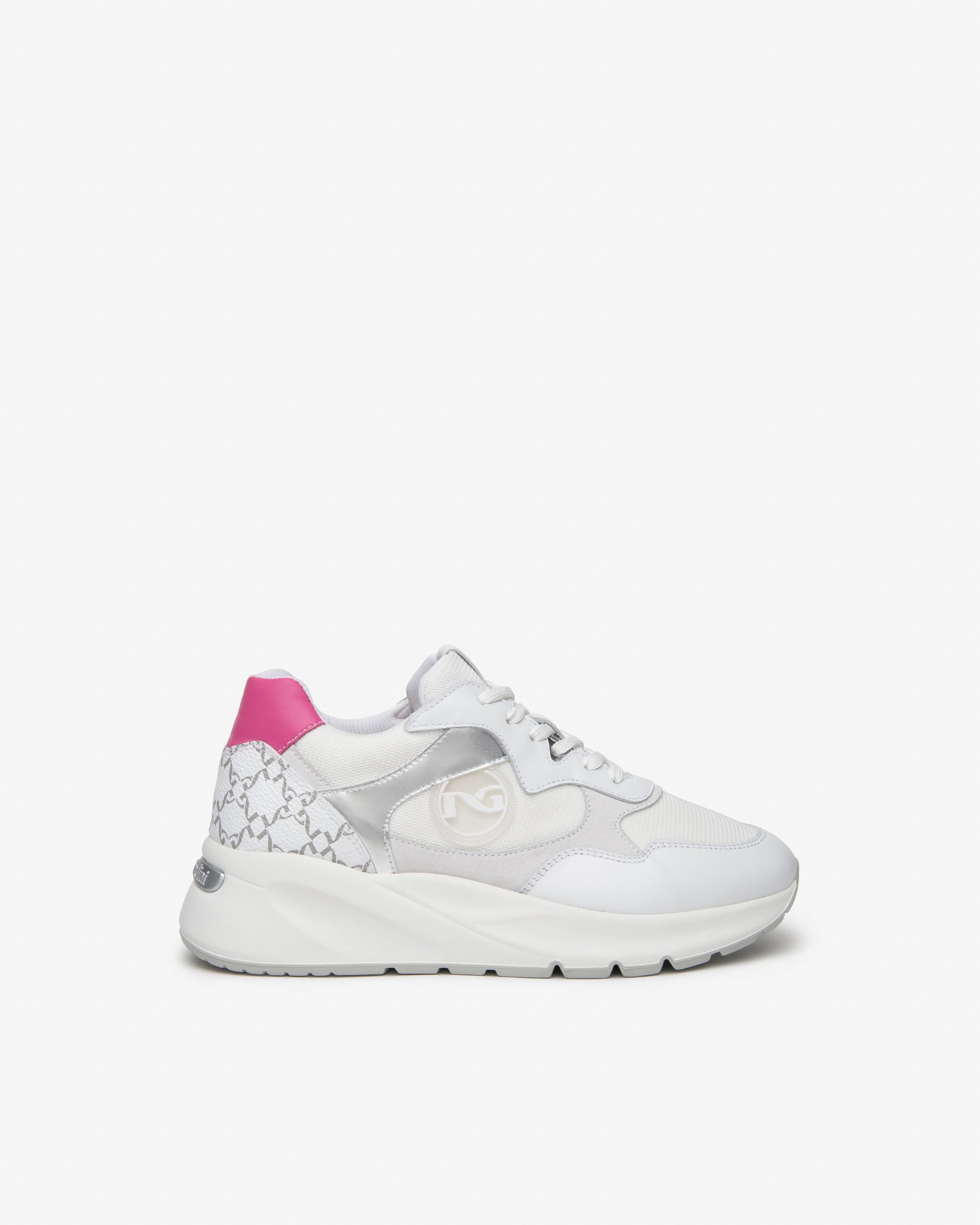  Damen-Sneaker aus Leder, Wildleder und Canvas