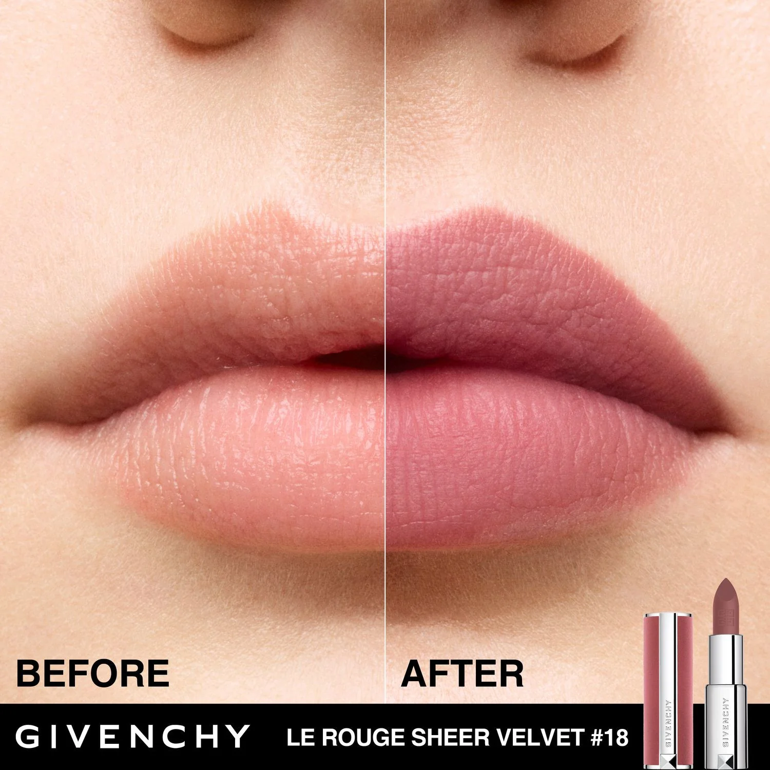 Labbra Le Rouge Sheer Velvet - Rossetto mat, Rossetto