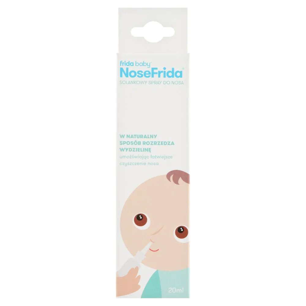 Frida, NoseFrida, Solankowy spray do nosa dla niemowląt i dzieci
