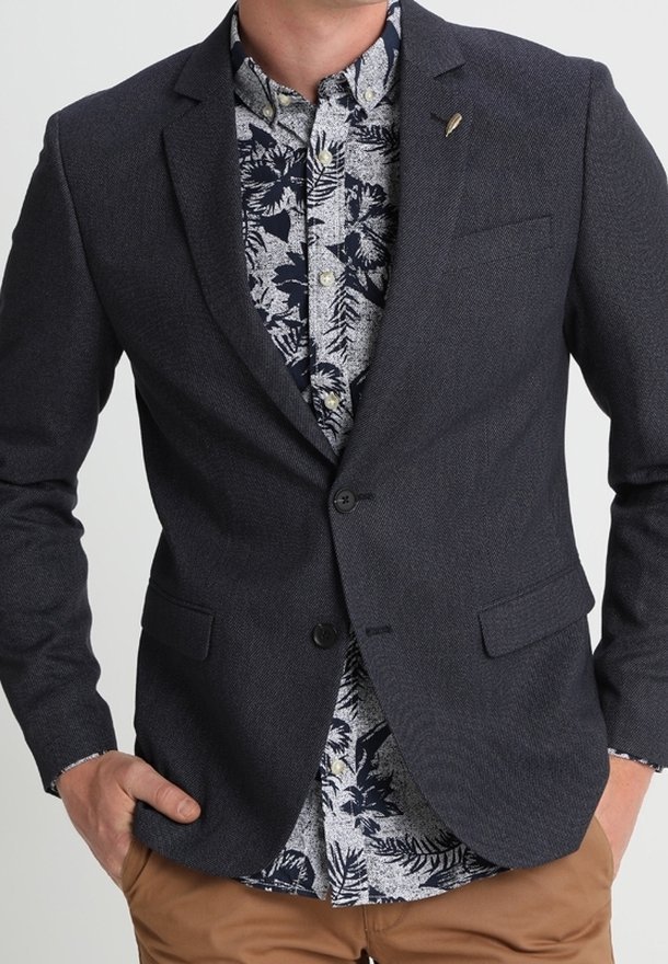 Veste blazer Pier One - bleu foncé