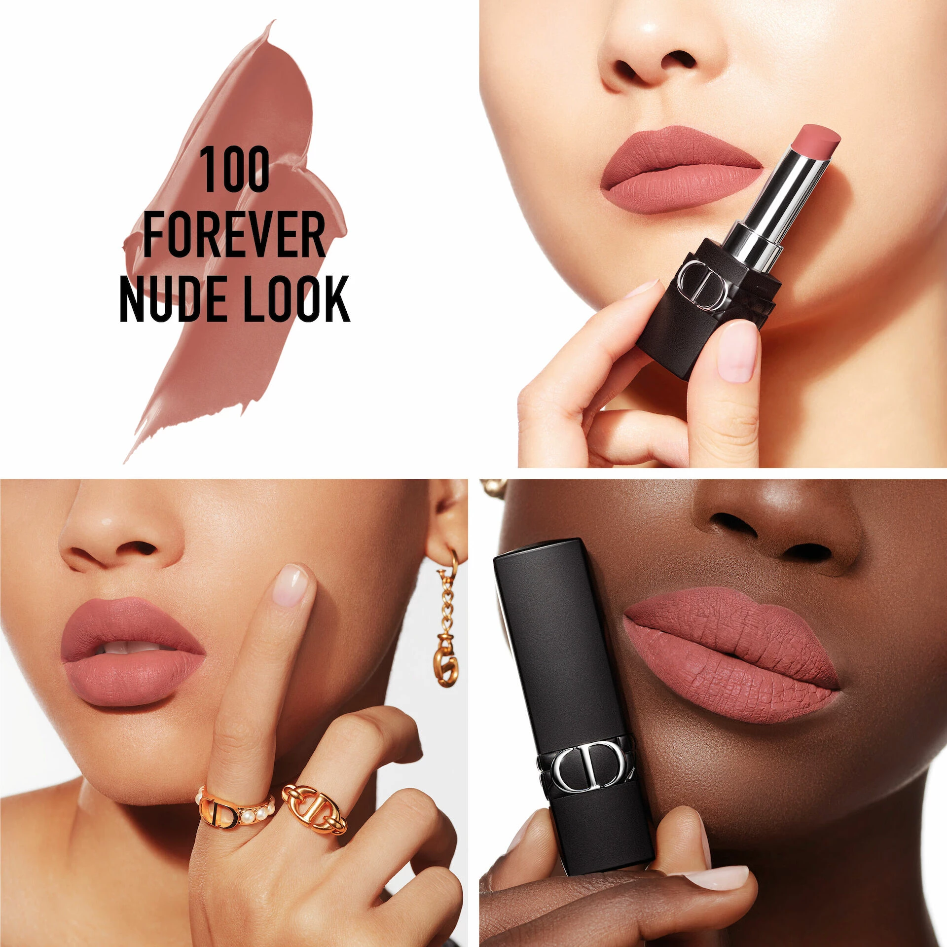 Szminka Rouge Dior Forever 100 Forever Nude Look - DIOR