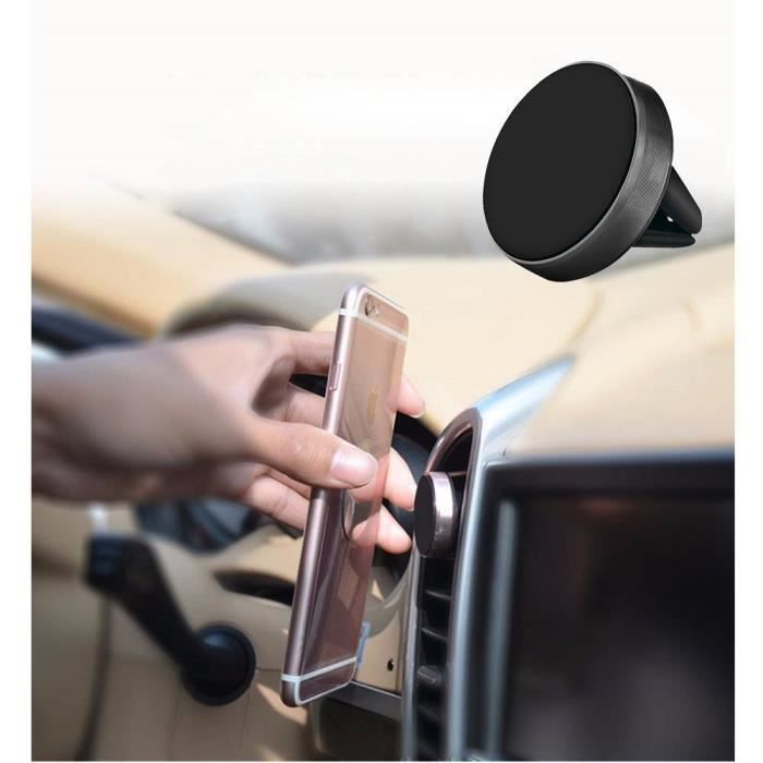 Suporte para celular veicular - EFCONNECTION - Universal - Magnético - Saída de ar - Metal