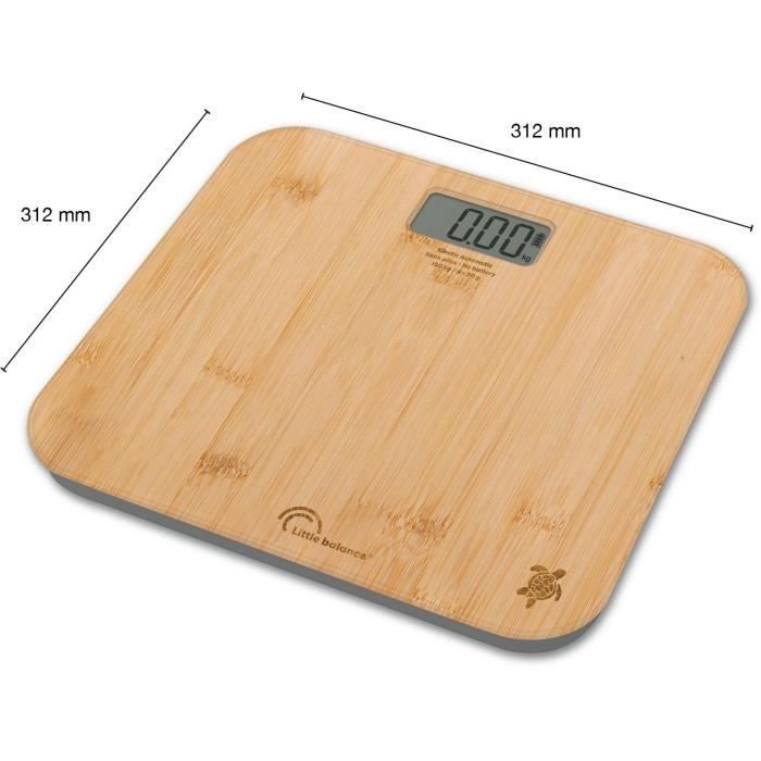 Pèse-personne - LITTLE BALANCE - Kinétic automatique - Bambou
