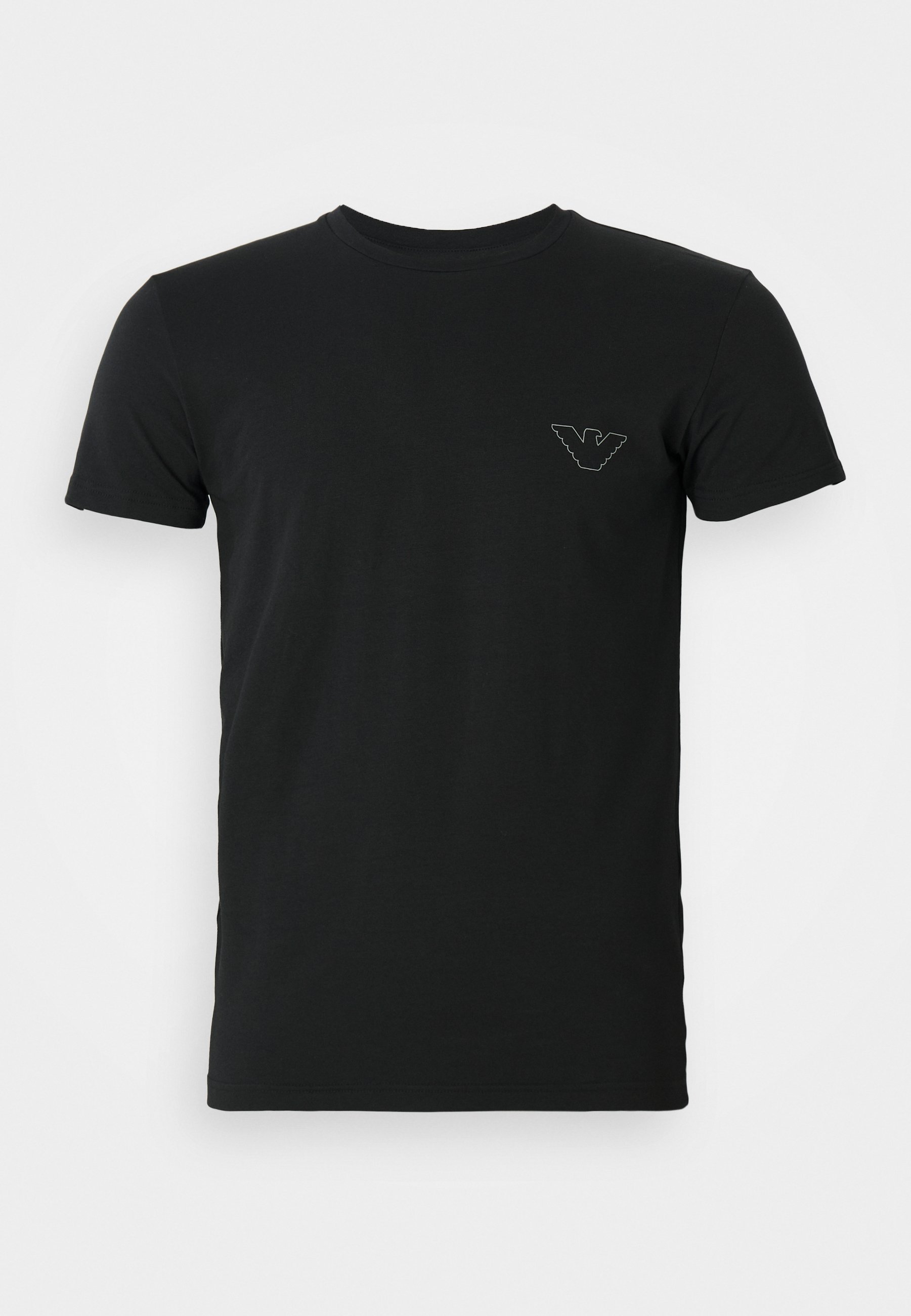 Emporio Armani T-shirt met ronde hals en mouwen - Bedrukt - zwart