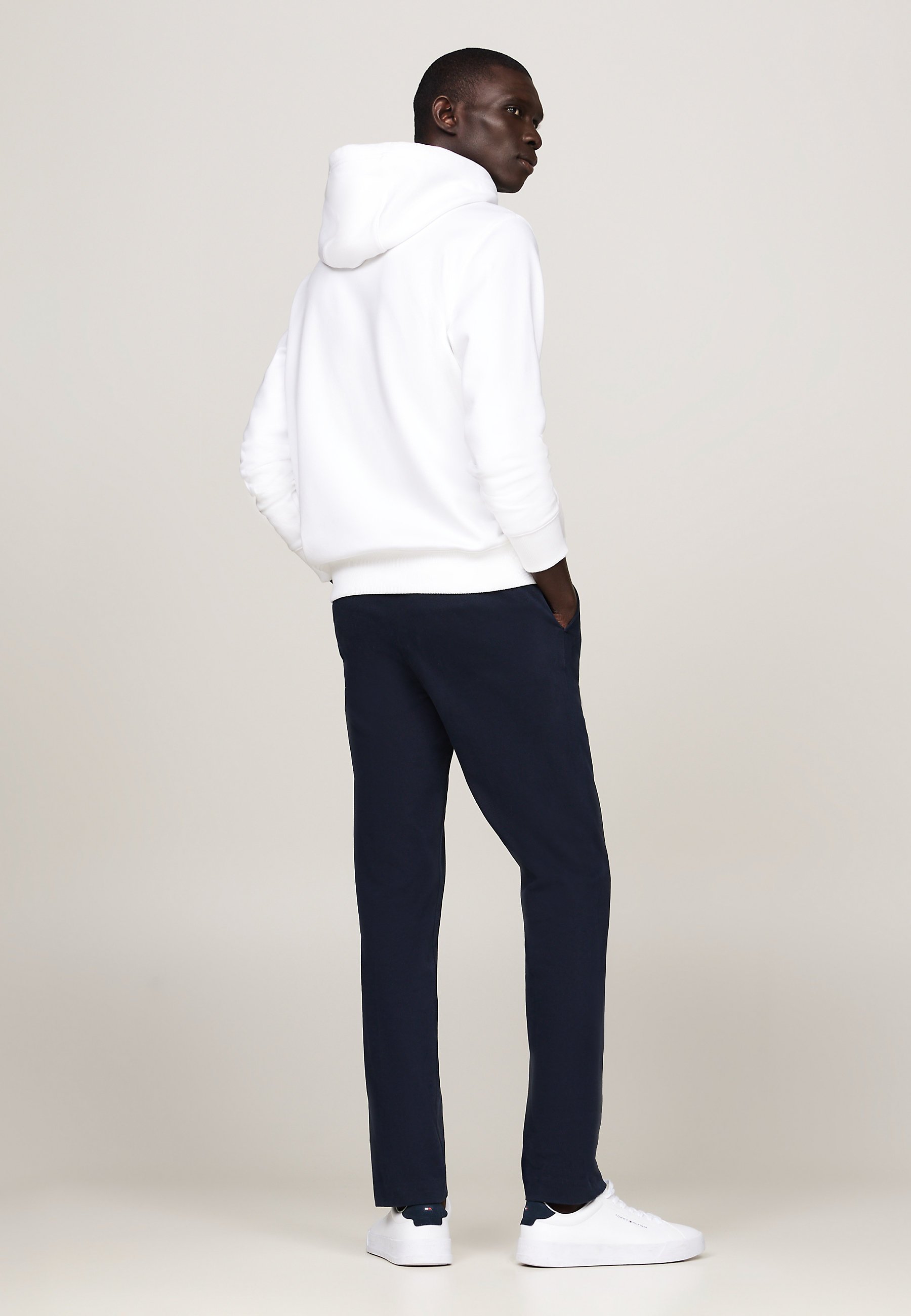 Tommy Hilfiger BORSTINZETSTUK - Hoodie - wit
