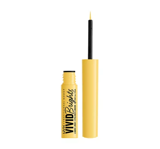 NYX Professional Makeup Vivid Brights eyeliner w płynie 03 Had Me at Yellow 2 ml