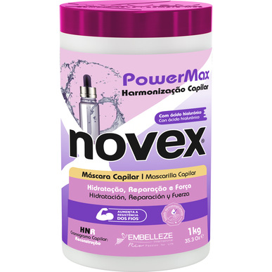 Novex PowerMax -hiusnaamio hiusten tasapainottamiseen 1000 ml