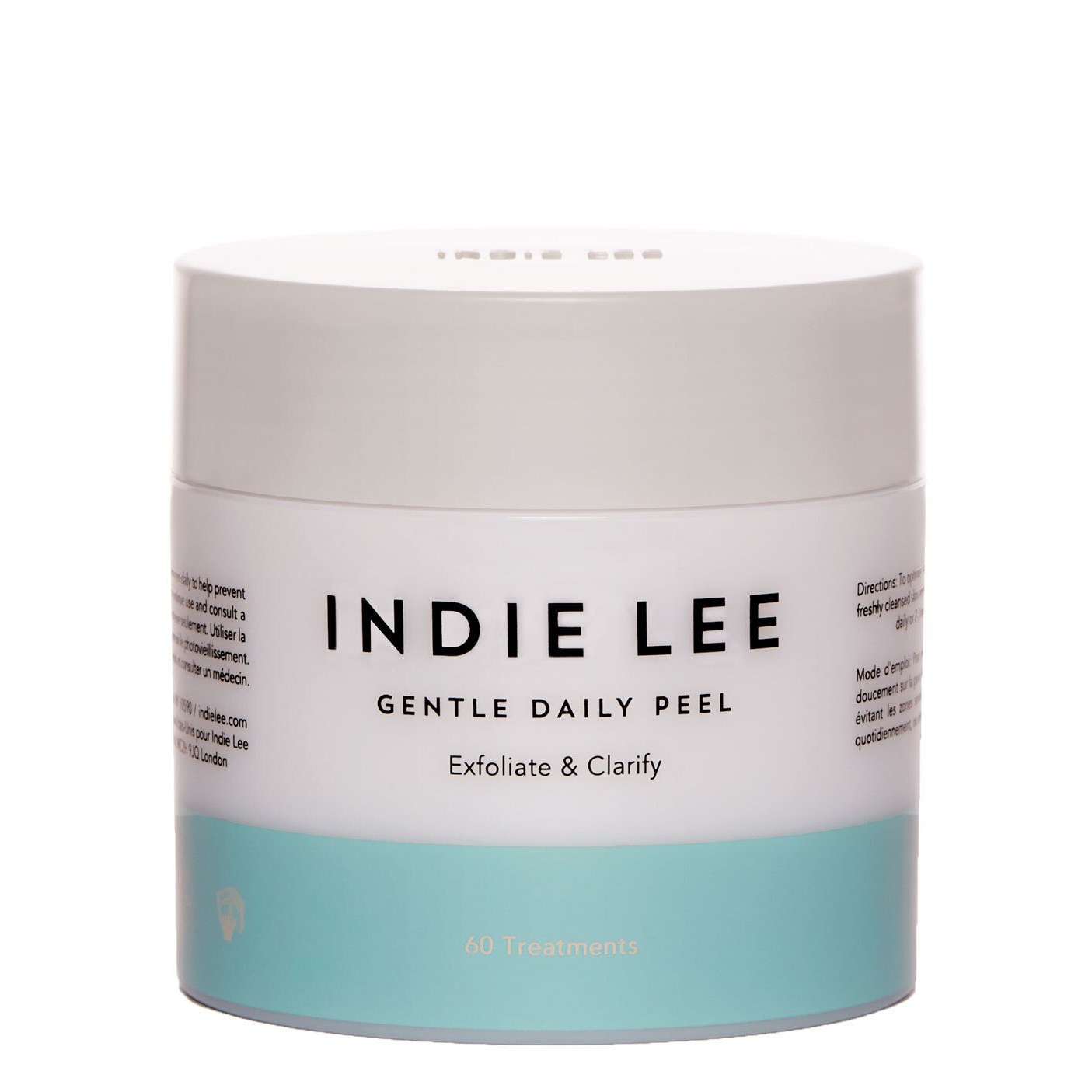 Indie Lee nježni piling za lice za dnevni piling – 60 komada