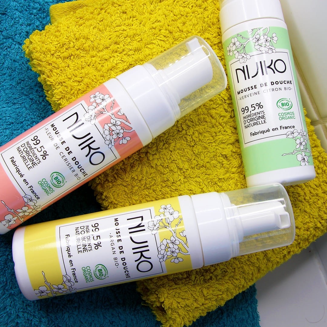 NIJIKO Mousse de Douche Bio à l'Argan