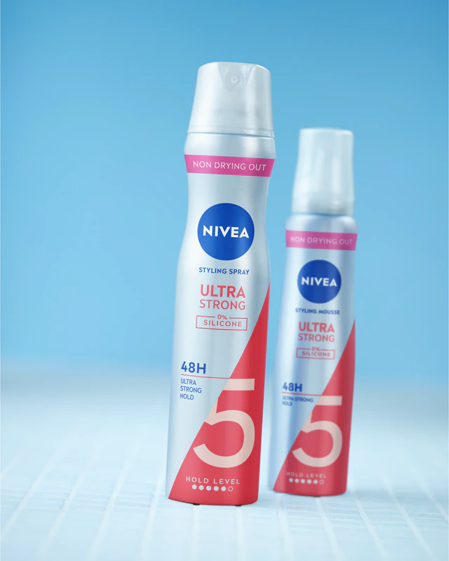 NIVEA Ultra Strong silikonfreies Haarspray mit starkem Halt
