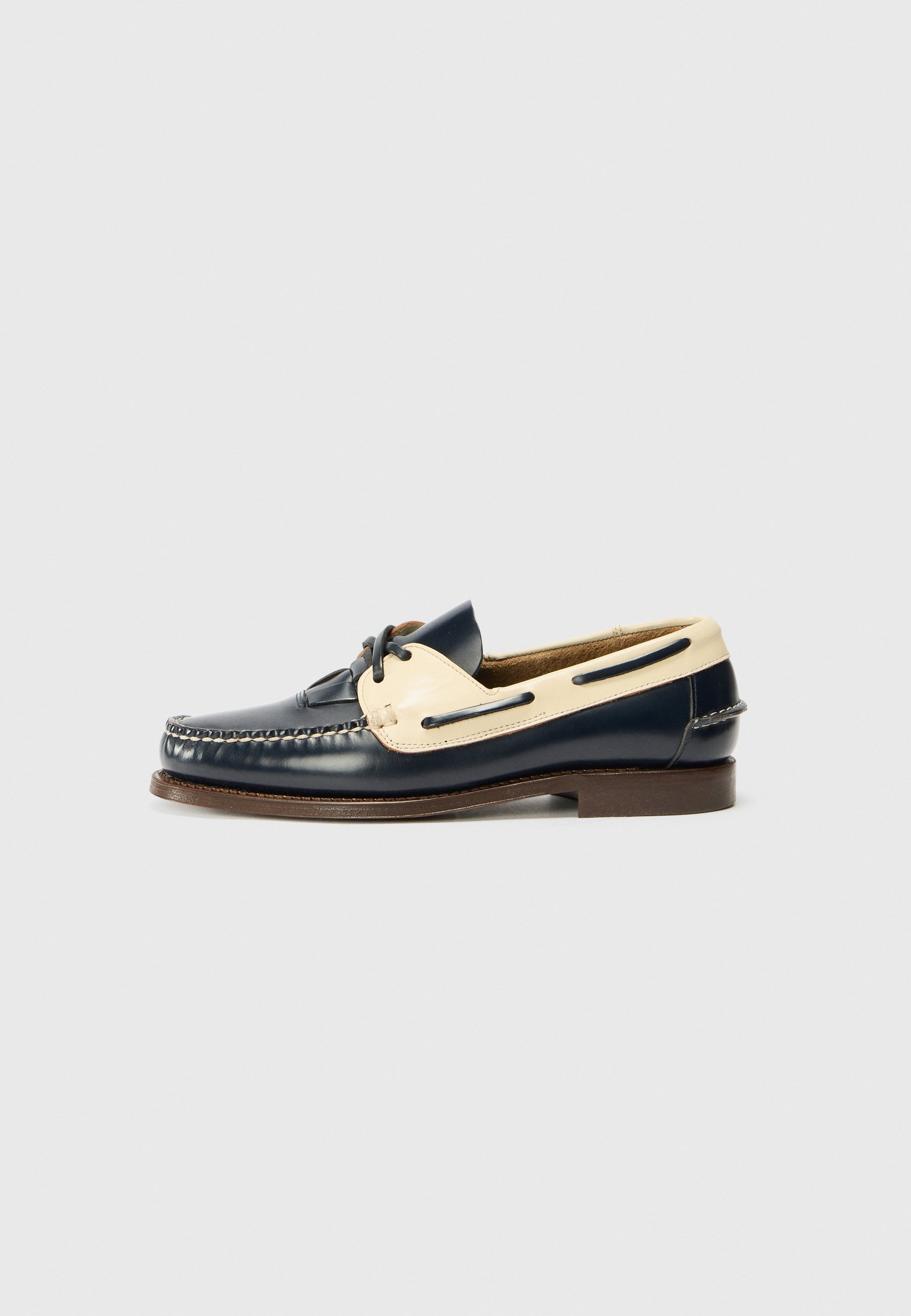 Hereu SALER - Chaussures bateau - bleu marine foncé/crème anglaise