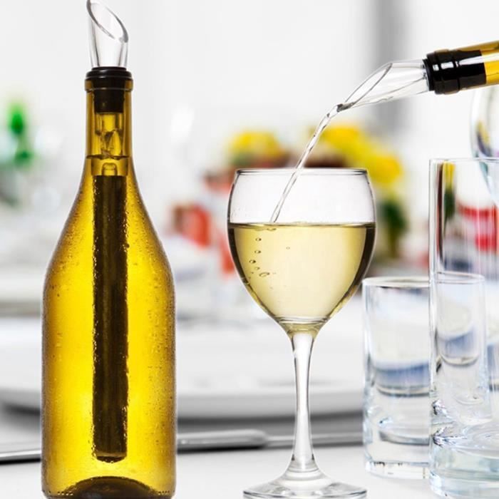 3-in-1-Weinkühler aus Edelstahl mit Belüfter und Ausgießer, Weinzubehör, 1 Set