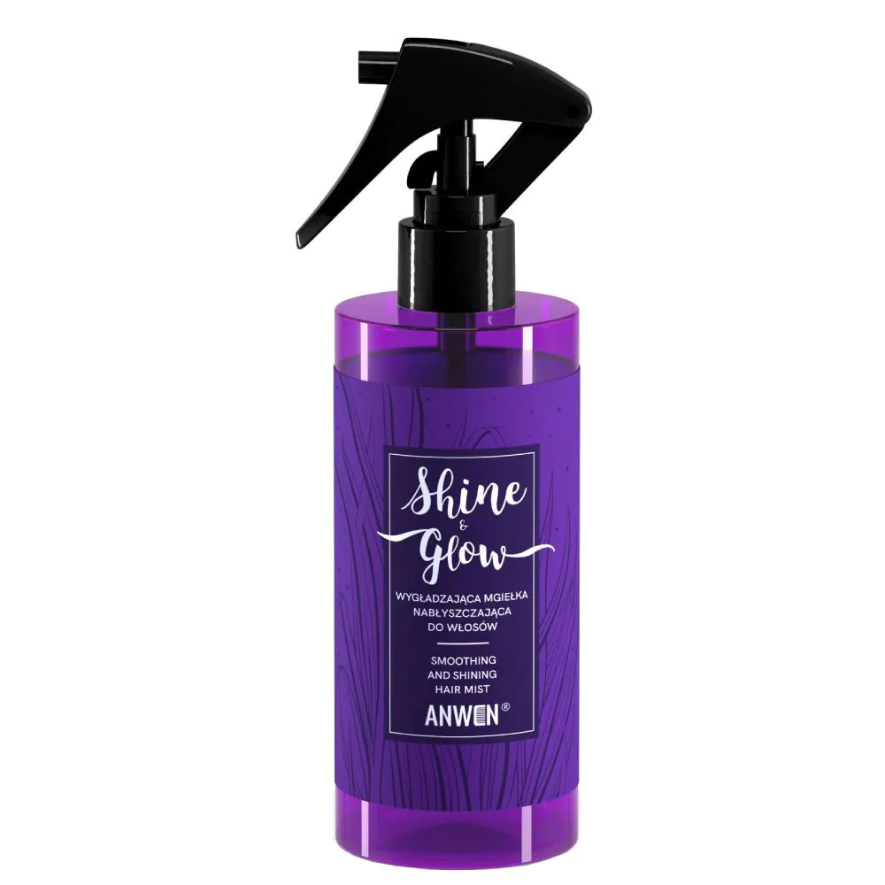 Anwen Shine & Glow Wygładzająca mgiełka nabłyszczająca do włosów