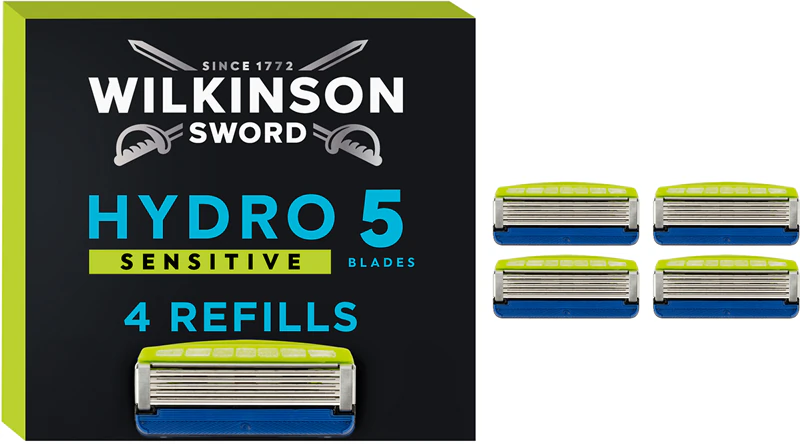 Lâminas de reposição Wilkinson Sword Hydro5 para pele sensível