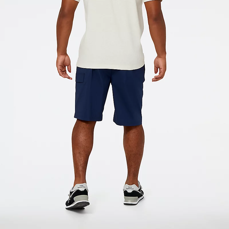 Cargo shorts voor heren, gemaakt van sportstof - NB NAVY
