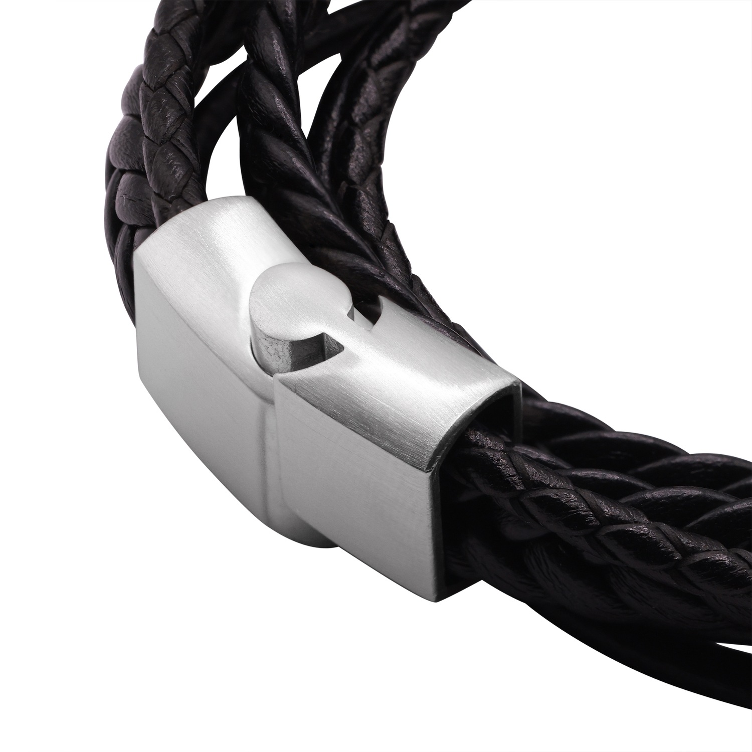 Heideman Bracelet Lewis couleur argentée polie
