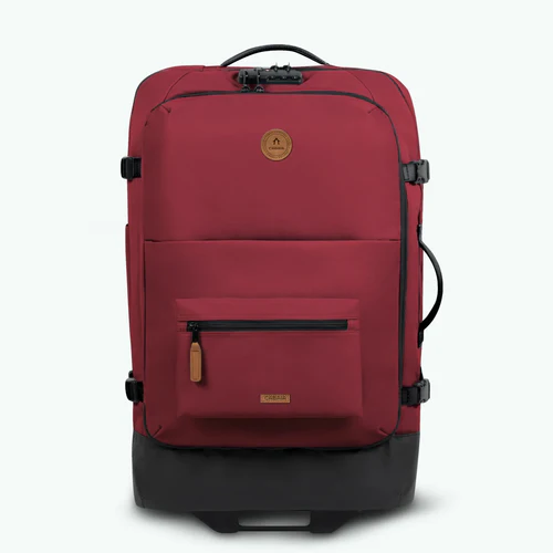 Cabaia Valise souple 2 roues medium Sibiu bordeaux