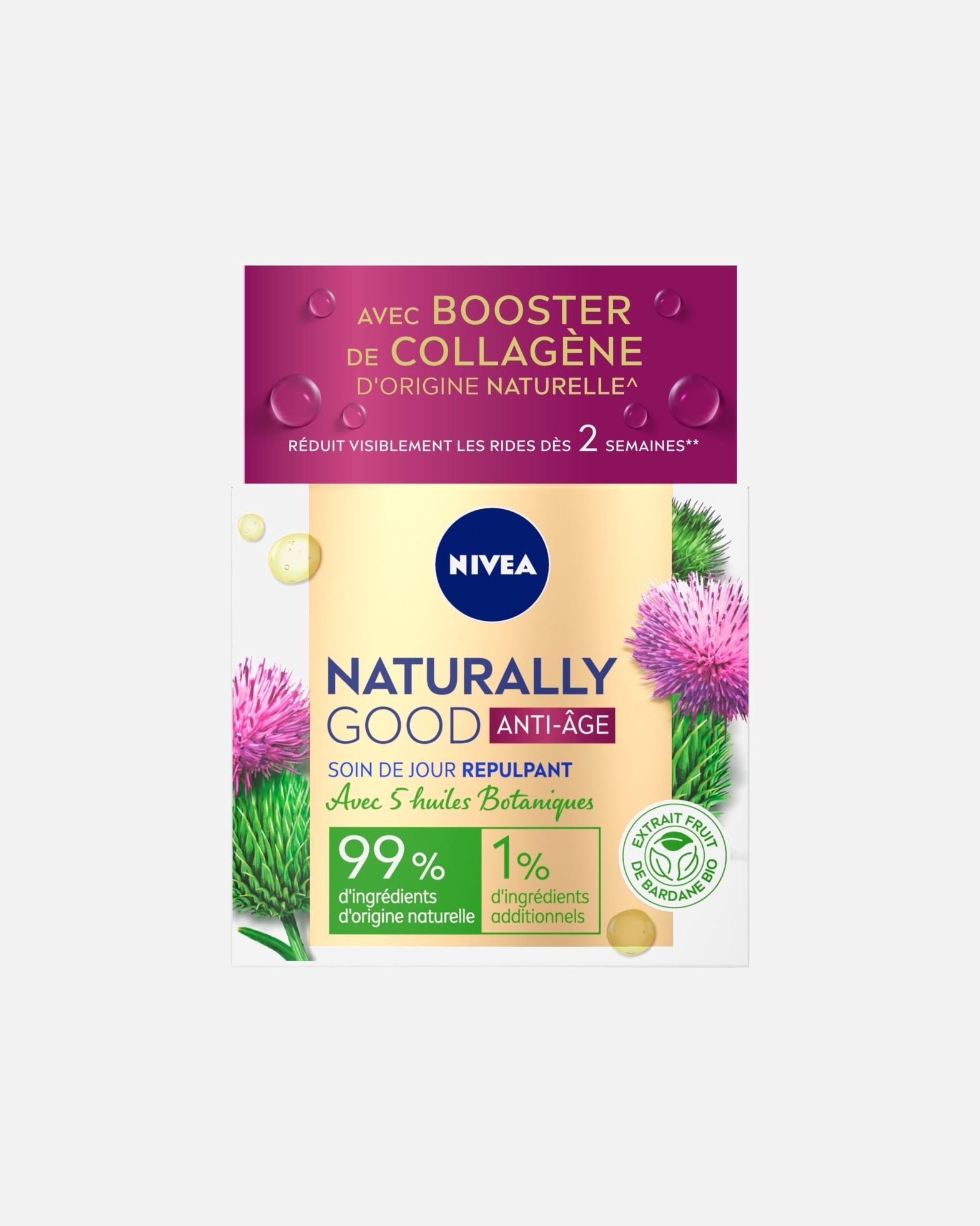 NIVEA Soin de jour anti-âge Extrait Bardane BIO