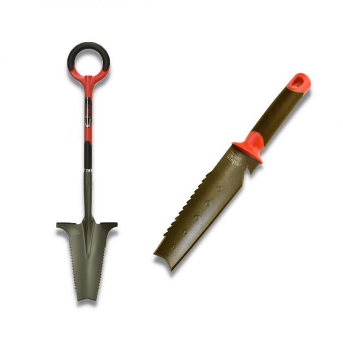 Rootslayer - VENTEO - Paquete RootSlayer™ - Rootslayer/Cuchillo de mano para tierra - Herramientas adicionales - Multifuncional/Ligero/Fácil de usar