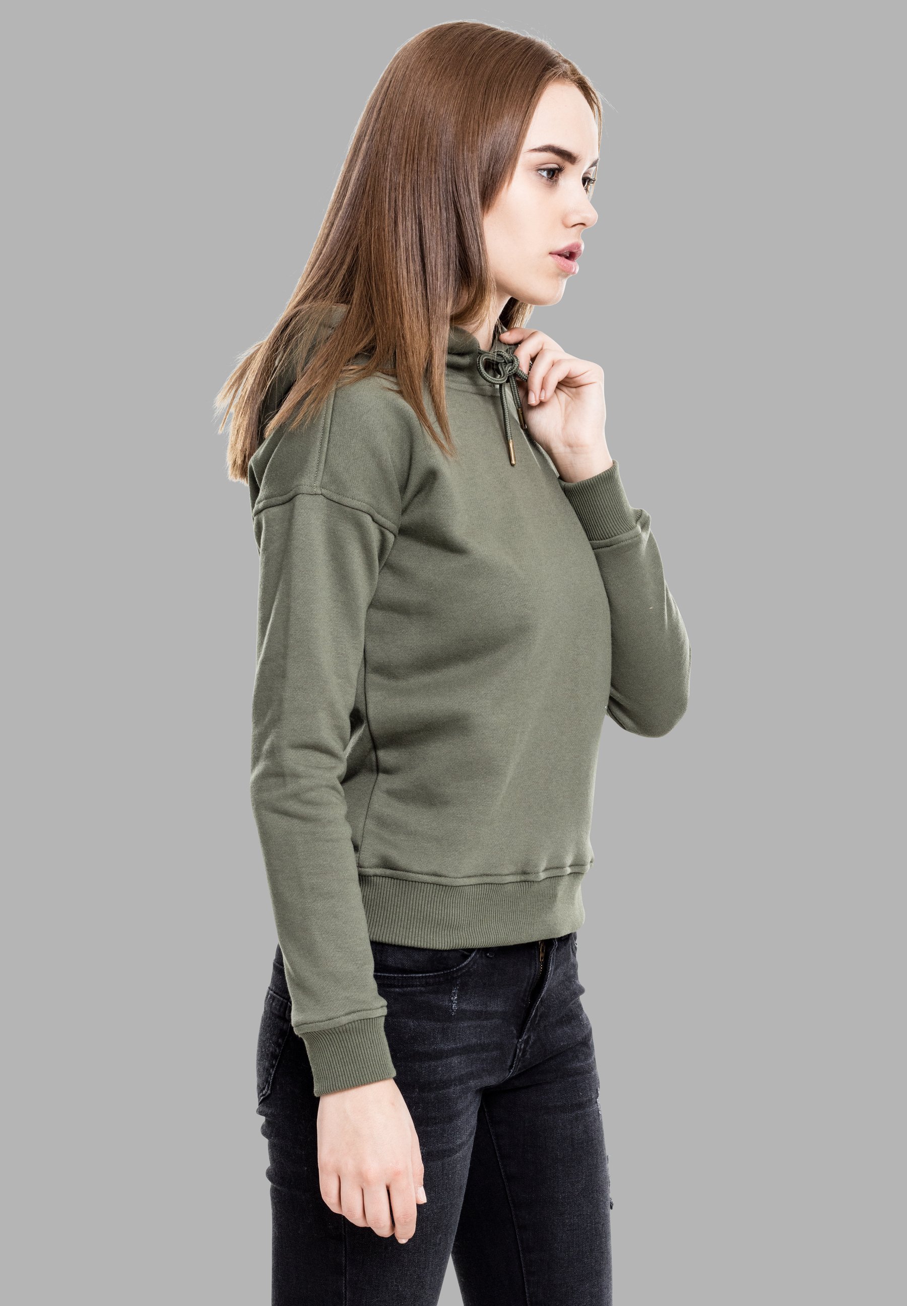 Moletom com capuz Urban Classics - verde-oliva