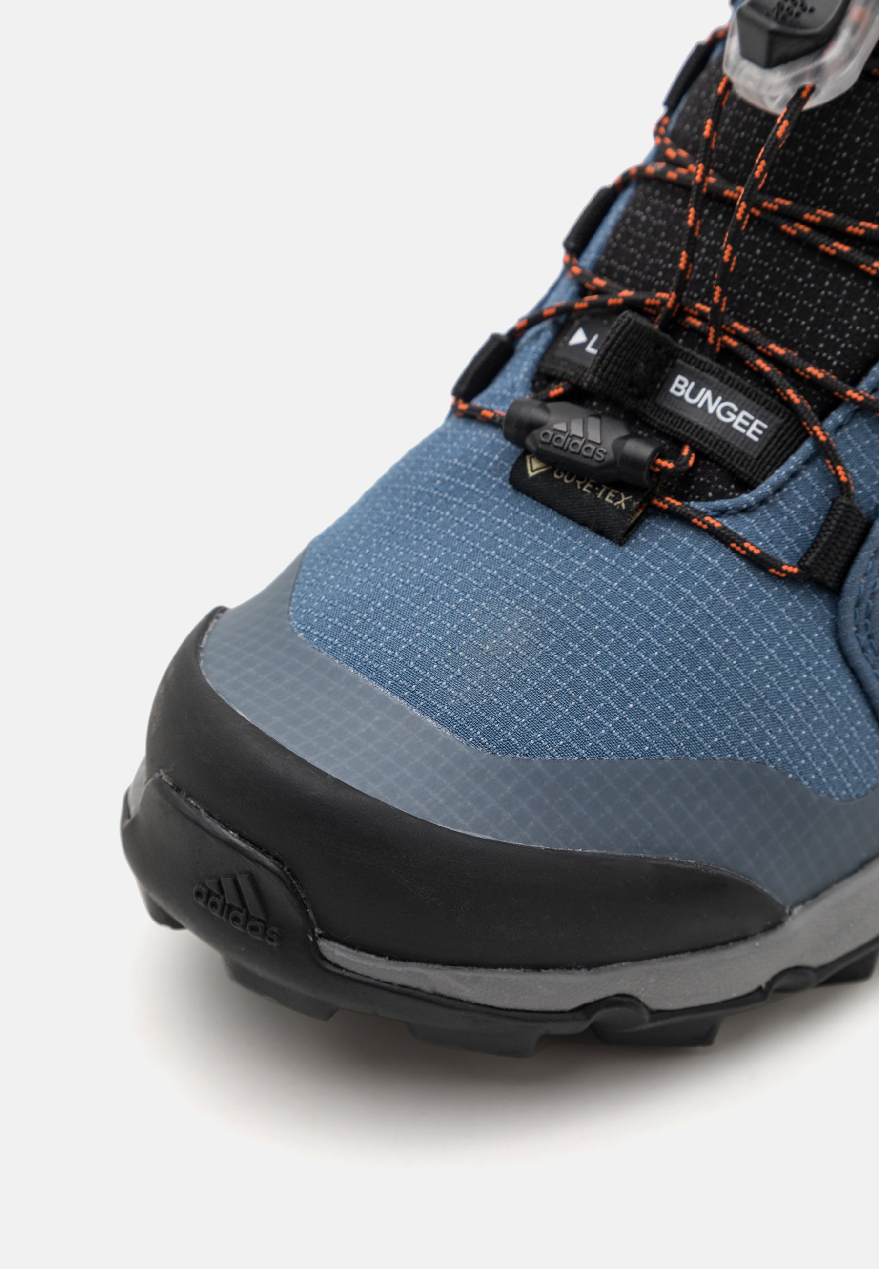 Adidas Terrex GTX UNISEXE - Chaussures de randonnée - acier/gris/orange semi-impact