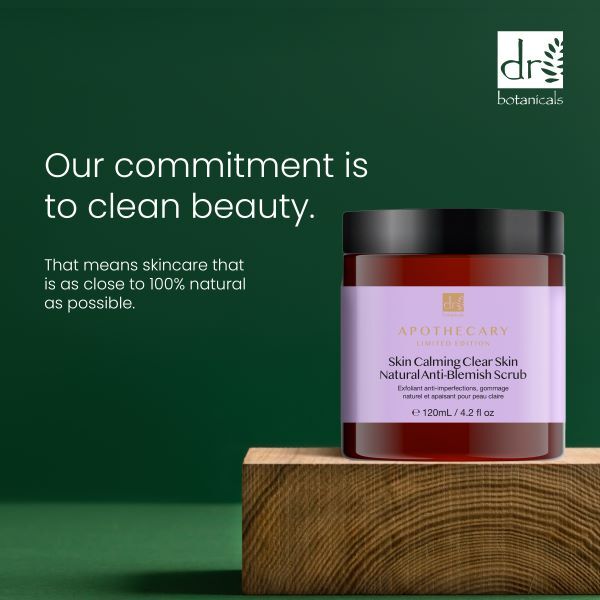 Dr. Botanicals Clear Skin natūralus šveitiklis nuo spuogų