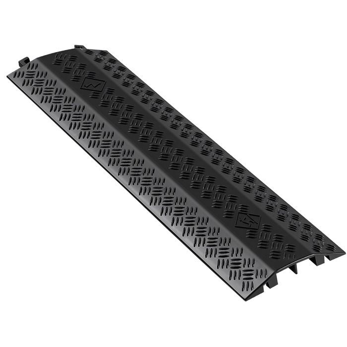 Rampa de protección de cables VEVOR - Capacidad de carga 7938 kg - Canaleta para cables de suelo - Canaleta de 51 x 28 mm - Cubierta para cables de suelo