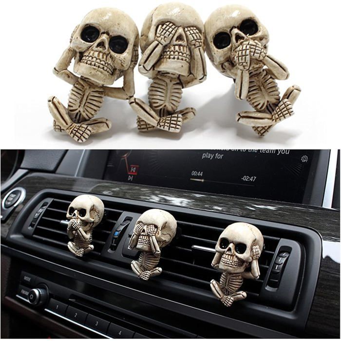 Bonitos accesorios para el interior del coche: clips para ambientadores, adornos para las rejillas de ventilación del aire acondicionado.