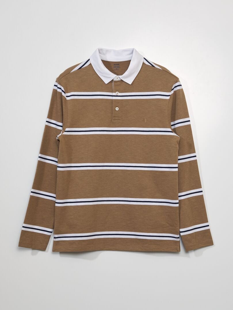 Jersey polo - BEIGE