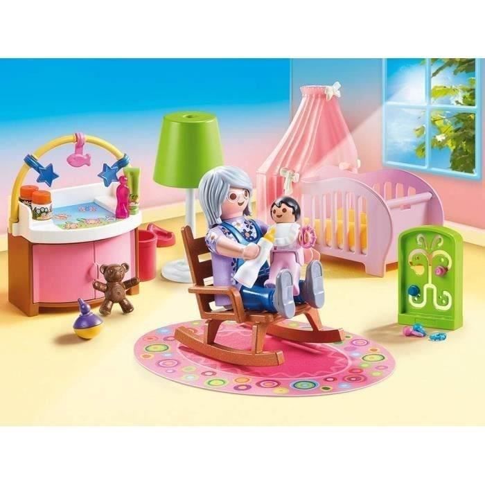 PLAYMOBIL 70210 Baby's Room, Dollhouse The Traditional House, 100 pieces, Ages 4+