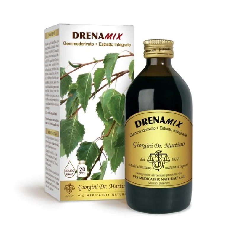 DR. GIORGINI Dr. Giorgini Drenamix Vloeibaar alcoholvrij voedingssupplement 200 ml