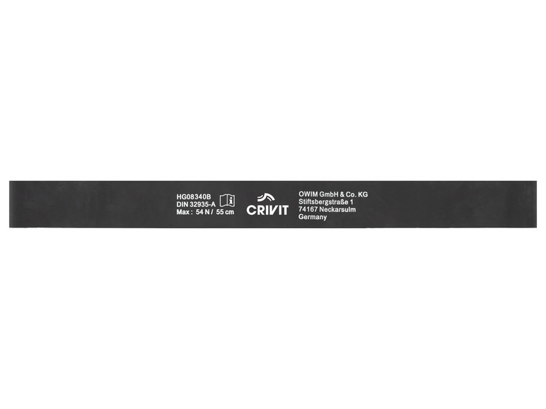 CRIVIT fitneszszalag-készlet, 4 darabos