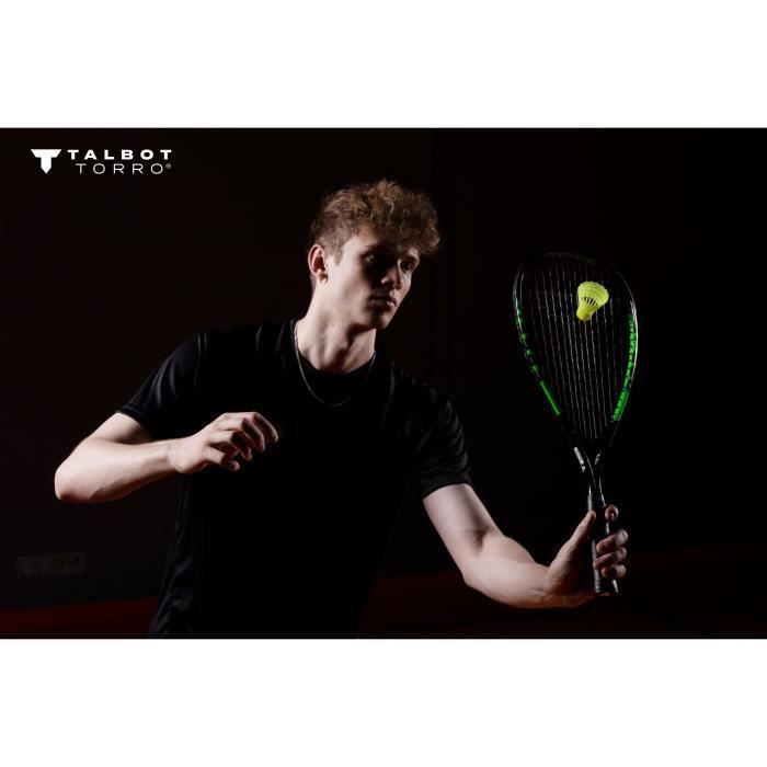 TALBOT TORRO Speed 5500 Badminton Racket - Aluminum - 56.5 cm long - 17.3 mm frame profile - 170 g - Durable string