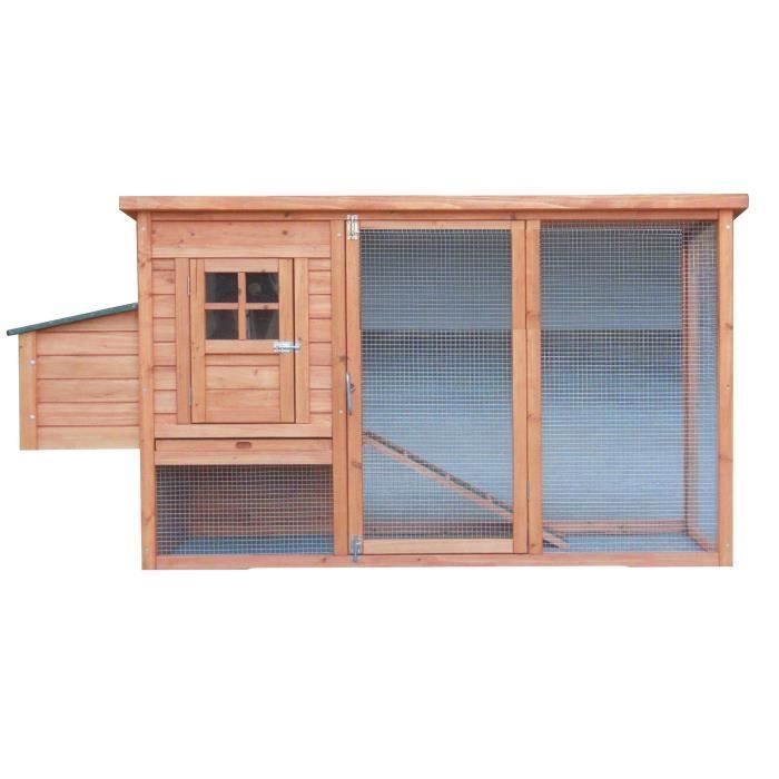 Poulailler standard toit bitumé 1 pente 1,50m²