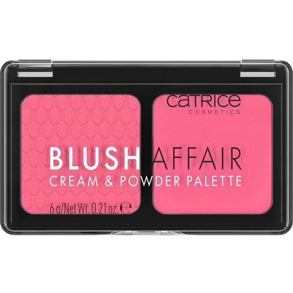 Paleta krémových a púdrových očných tieňov Catrice Blush Affair 020 Pleasing Pink 6 g