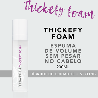Sebastian Professionals Thickefy Foam Kevyt volyymivaahto paksuille hiuksille 190 ml 190 ml