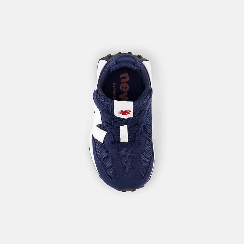 Baby 327 NEW-B Klittenband - Natuurlijk indigo met wit