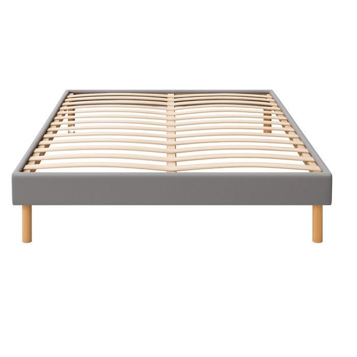 Gestoffeerde bedbodem - KING OF DREAMS - 140x200 cm - 13 latten - Snelle montage - PVC-hoes