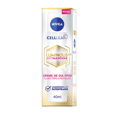 Nivea Cellular Luminous arcra való naptej SPF50 40 ml